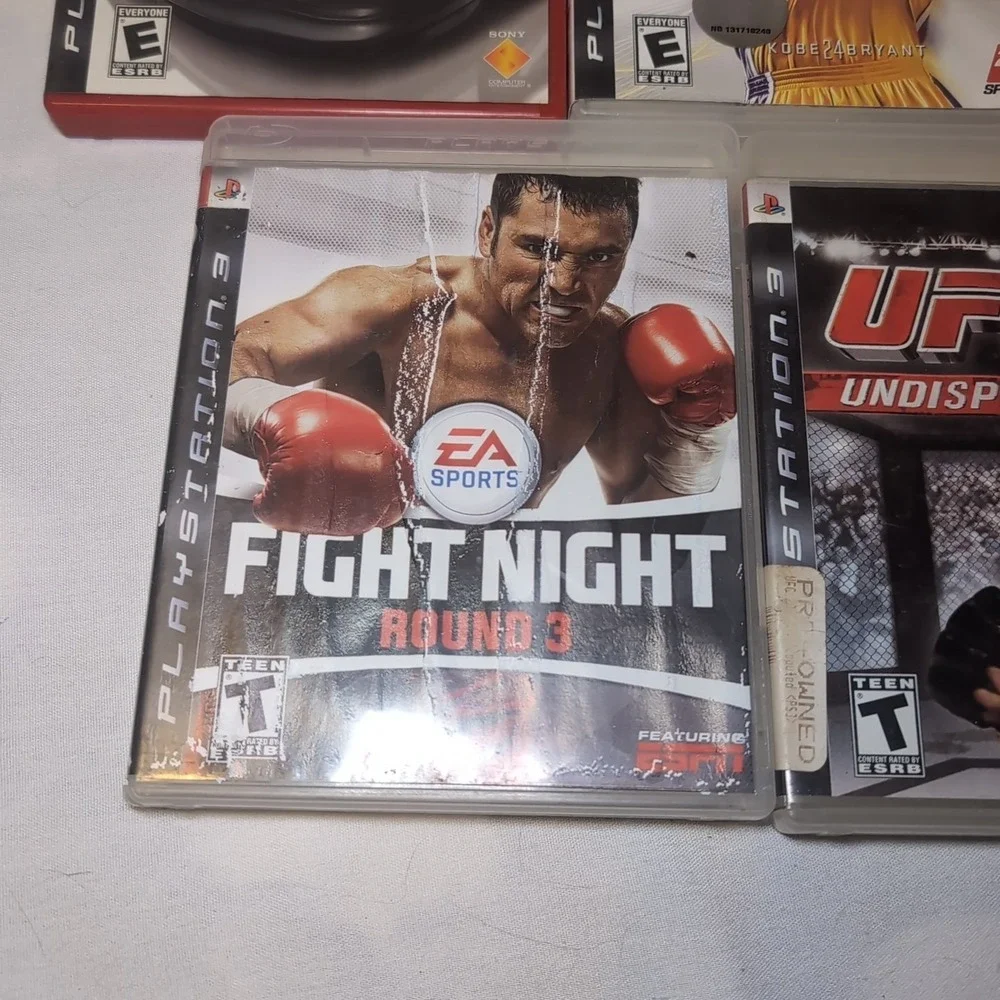 UFC Undisputed 2009, Gran Turismo 5, Fight Night Rnd 3, Nba 2k10 & 12, PS3 Games